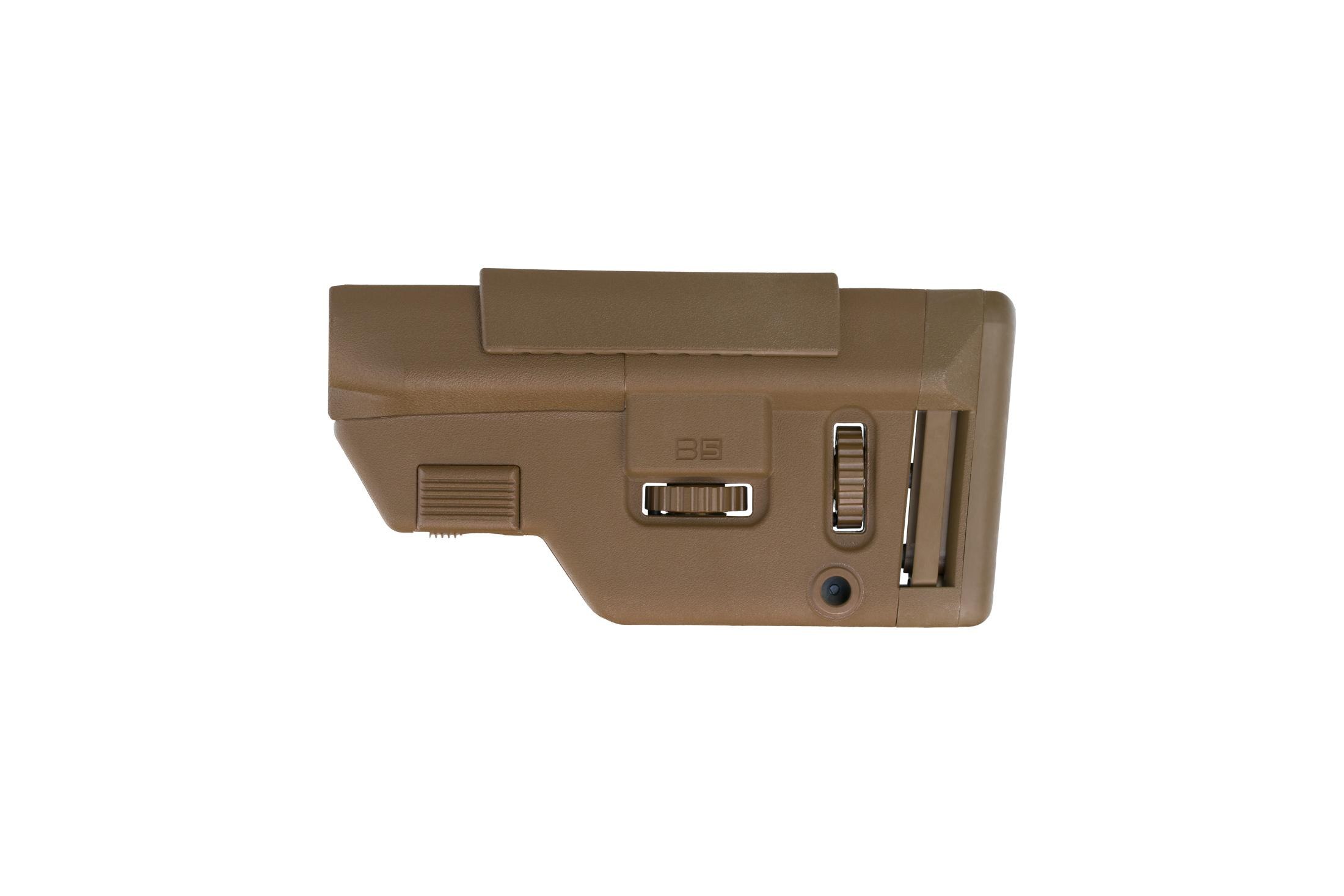 B5 Systems AR-15 Collapsible Precision Stock - Long - Coyote Brown